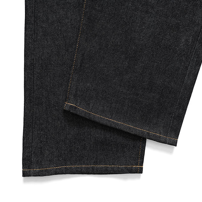 Traditional Weatherwear トラディショナルウェザーウェア UNIONSLACKS 105D DENIM ユニオンスラック ブラックデニム テーパードジーンズ メンズ