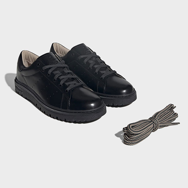 adidas アディダス オリジナルス Stan Smith Freizeit スタンスミス レザーシューズ JQ5838 黒 ブラック メンズ レディース