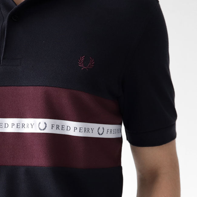 Fred Perry フレッドペリー 鹿の子 切り返しポロシャツ M5566 (メンズ)