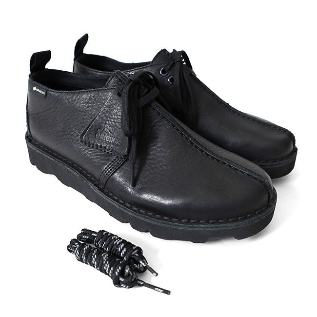 CLARKS クラークス Desert Trek GTX デザート トレック ゴアテックス レザーブーツ 26177725 黒 メンズ