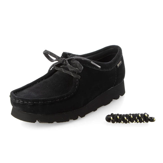 CLARKS クラークス Wallabee GTX ワラビー ゴアテックス スエードレザー モカシンシューズ 26169024 26179258 黒 スニーカー レディース