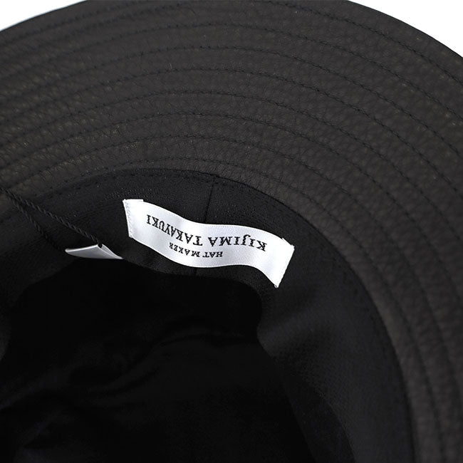 KIJIMA TAKAYUKI COWHIDE 5PANEL HAT 251001