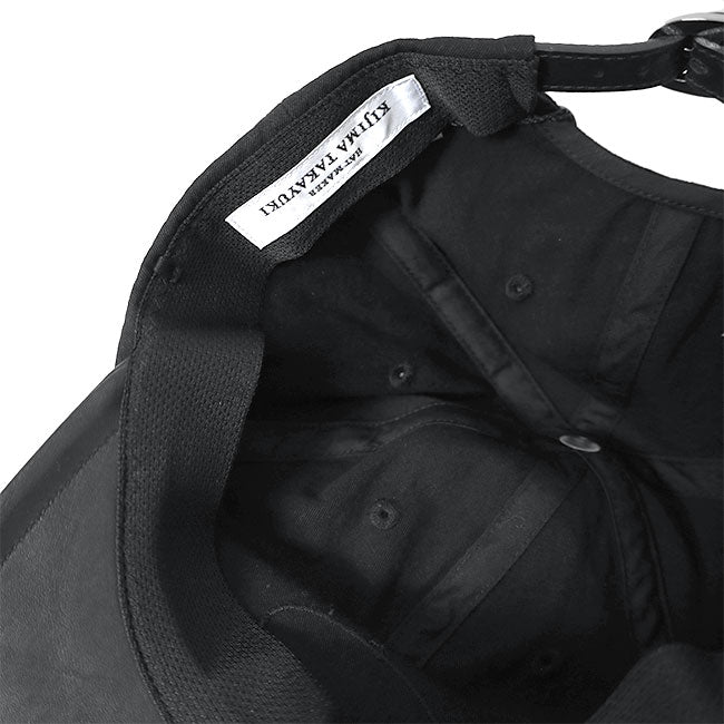 KIJIMA TAKAYUKI COTTON & LEATHER TRUCKER CAP W-251035
