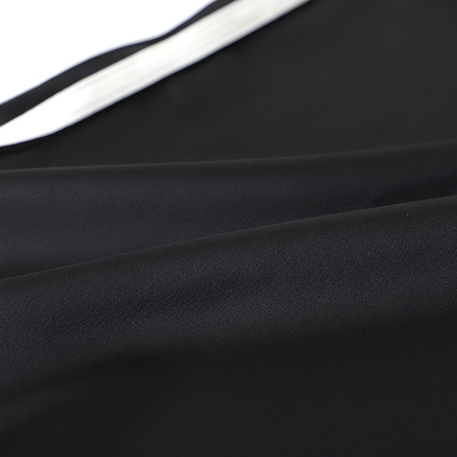 adidas アディダスオリジナルス サテン ワイド トラックパンツ IU2520 黒 ジャージ レディース