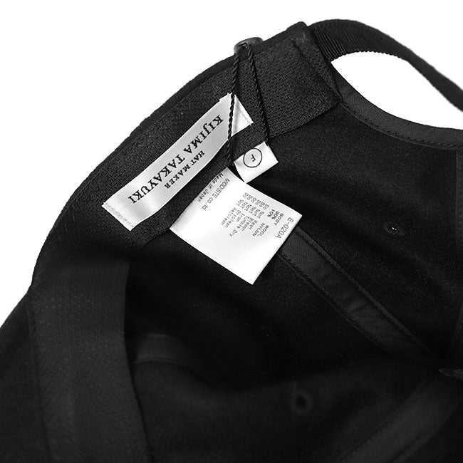KIJIMA TAKAYUKI MELTON 6PANEL CAP MEYYYY220B