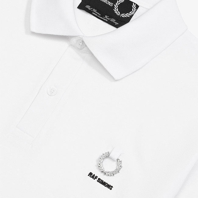 Fred Perry by RAF SIMONS フレッドペリー ラフシモンズ ローレルロゴ 鹿の子 ポロシャツ SM7044 ピケ (メンズ)