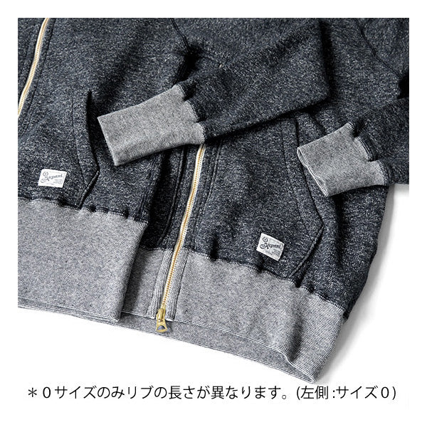 kepani ケパニ マンハッタン ジップパーカー スウェットパーカー Manhattan-II KP1181MS 裏毛 日本製 (メンズ レディース)