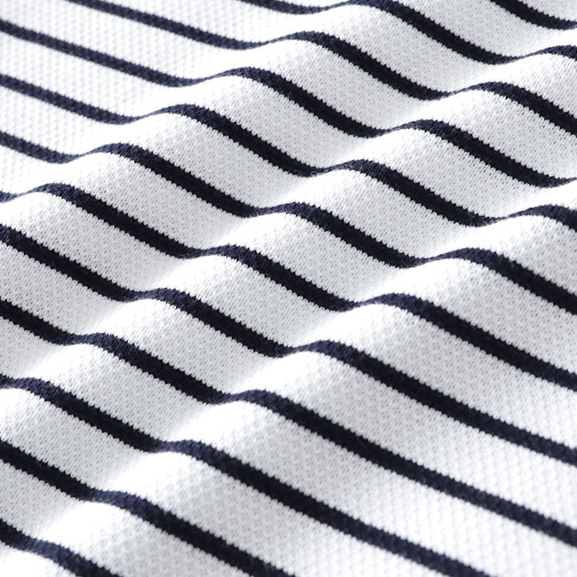 LACOSTE ラコステ ボーダー 鹿の子Tシャツ TH221EL 半袖Tシャツ (メンズ)