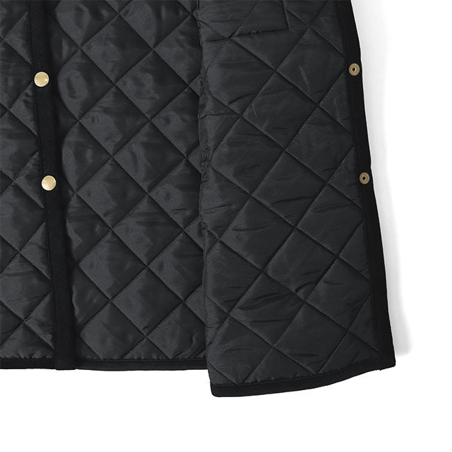Traditional Weatherwear トラディショナルウェザーウェア ARKLEY LONG アークリー ロング キルティング カラーレスコート ノーカラー レディース