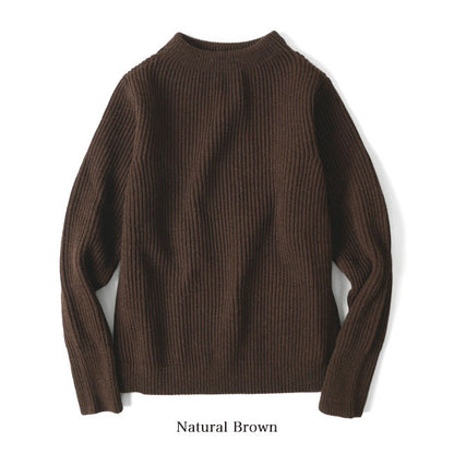 [予約商品] ANDERSEN-ANDERSEN アンデルセン アンデルセン NAVY CREWNECK ナチュラル セーター 5GG