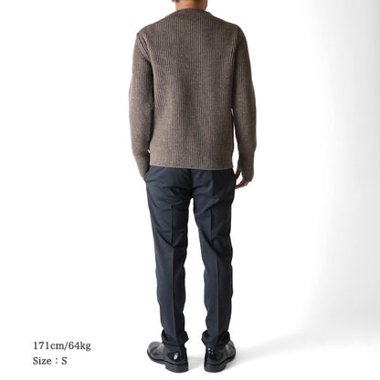 [予約商品] ANDERSEN-ANDERSEN アンデルセン アンデルセン NAVY CREWNECK ナチュラル セーター 5GG