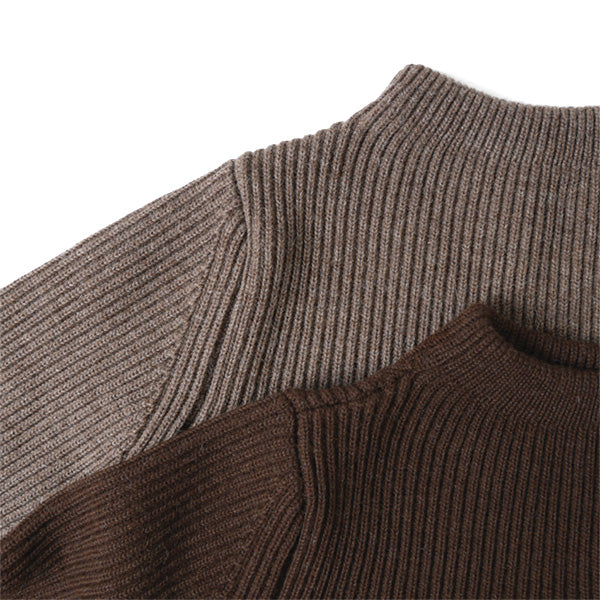 [予約商品] ANDERSEN-ANDERSEN アンデルセン アンデルセン NAVY CREWNECK ナチュラル セーター 5GG