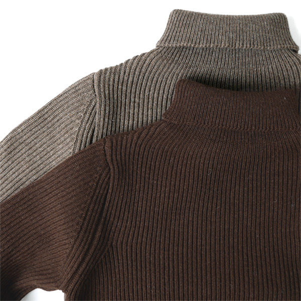 [予約商品] ANDERSEN-ANDERSEN アンデルセン アンデルセン NAVY TURTLENECK ナチュラル タートルネック セーター 5GG ハイネック (コピー)