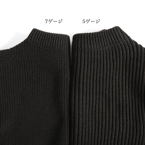 [予約商品] ANDERSEN-ANDERSEN アンデルセン アンデルセン NAVY TURTLENECK ナチュラル タートルネック セーター 5GG ハイネック (コピー)