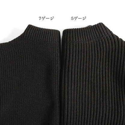[予約商品] ANDERSEN-ANDERSEN アンデルセン アンデルセン NAVY TURTLENECK ナチュラル タートルネック セーター 5GG ハイネック (コピー)