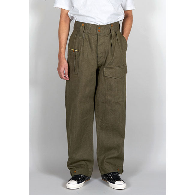 Nigel Cabourn ナイジェルケーボン ブリティッシュアーミーパンツ ルーズデニムパンツ 50030 ジーンズ メンズ