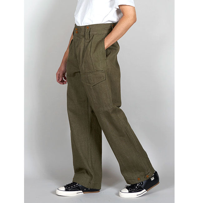 Nigel Cabourn ナイジェルケーボン ブリティッシュアーミーパンツ ルーズデニムパンツ 50030 ジーンズ メンズ
