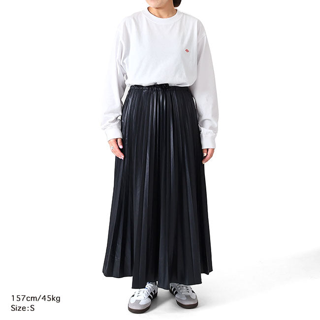 DANTON ダントン ワッペンロゴ クルーネック ロンT DT-C0200 TCB 長袖Tシャツ メンズ レディース