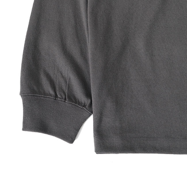 DANTON ダントン ワッペンロゴ クルーネック ロンT DT-C0200 TCB 長袖Tシャツ メンズ レディース