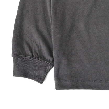 DANTON ダントン ワッペンロゴ クルーネック ロンT DT-C0200 TCB 長袖Tシャツ メンズ レディース