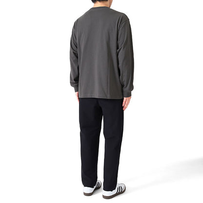 DANTON ダントン ワッペンロゴ クルーネック ロンT DT-C0200 TCB 長袖Tシャツ メンズ レディース