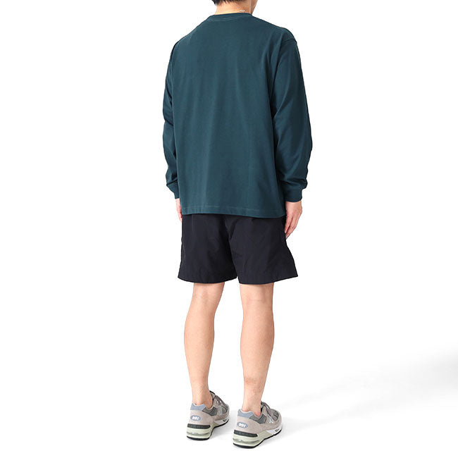 DANTON ダントン ワッペンロゴ クルーネック ロンT DT-C0200 TCB 長袖Tシャツ メンズ レディース