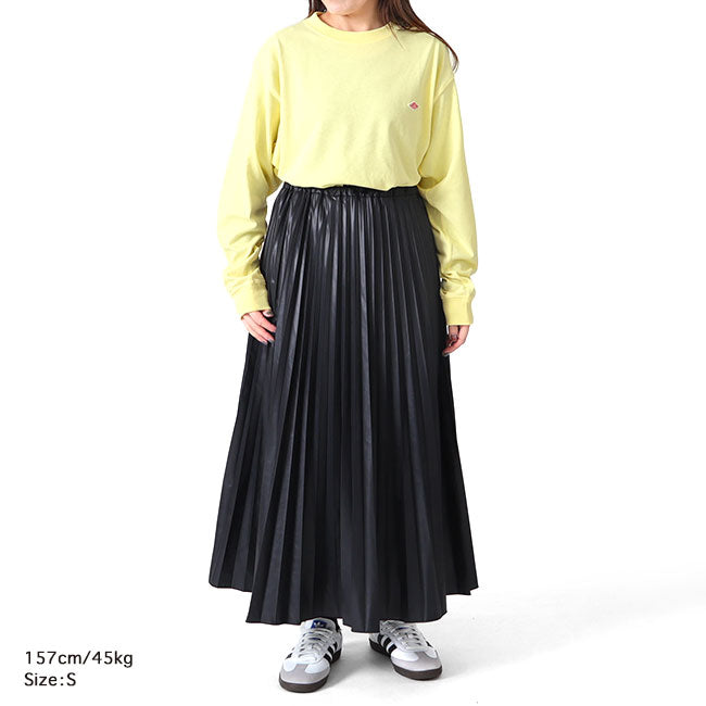 DANTON ダントン ワッペンロゴ クルーネック ロンT DT-C0200 TCB 長袖Tシャツ メンズ レディース