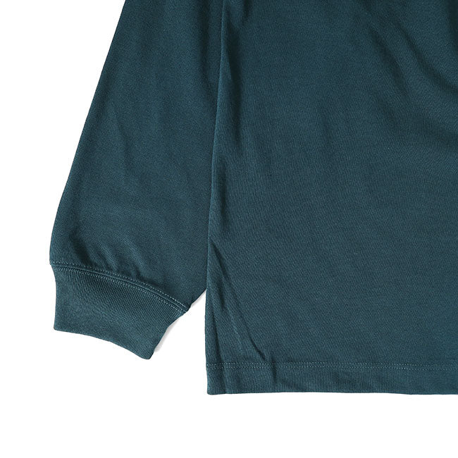 DANTON ダントン ワッペンロゴ クルーネック ロンT DT-C0200 TCB 長袖Tシャツ メンズ レディース