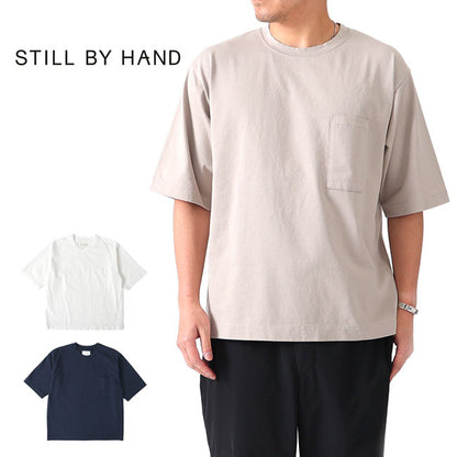 Still By Hand スティルバイハンド オーバーサイズ 胸ポケット Tシャツ CS04202 半袖Tシャツ (メンズ)