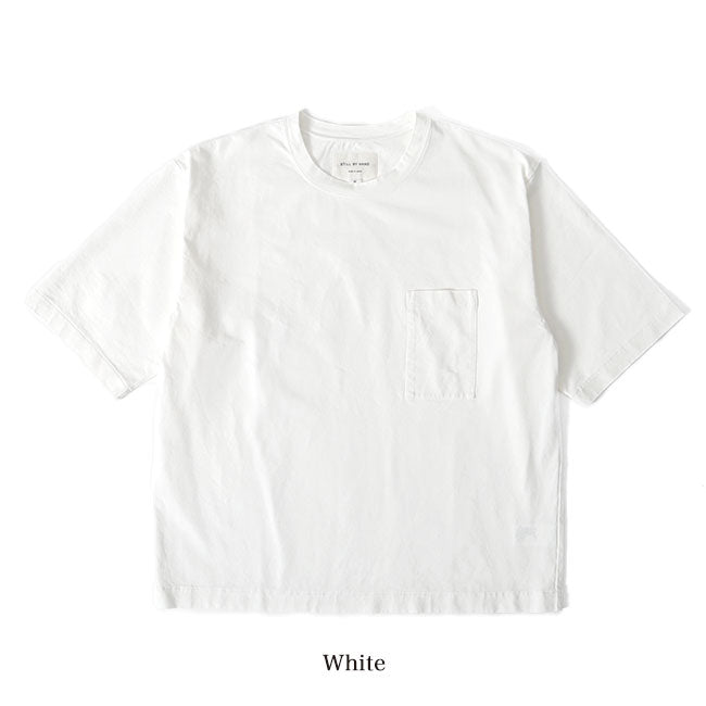 Still By Hand スティルバイハンド オーバーサイズ 胸ポケット Tシャツ CS04202 半袖Tシャツ (メンズ)