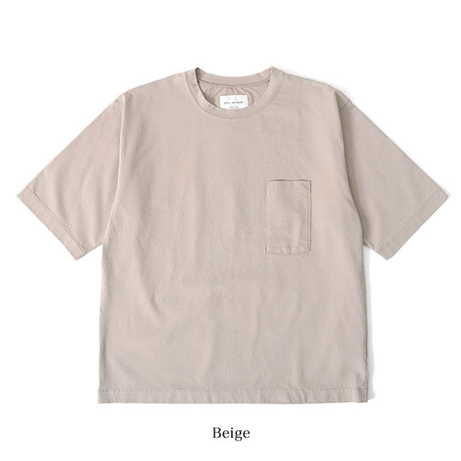 Still By Hand スティルバイハンド オーバーサイズ 胸ポケット Tシャツ CS04202 半袖Tシャツ (メンズ)
