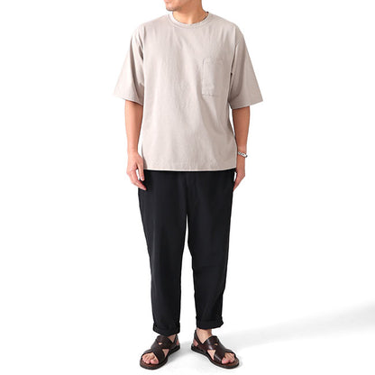Still By Hand スティルバイハンド オーバーサイズ 胸ポケット Tシャツ CS04202 半袖Tシャツ (メンズ)