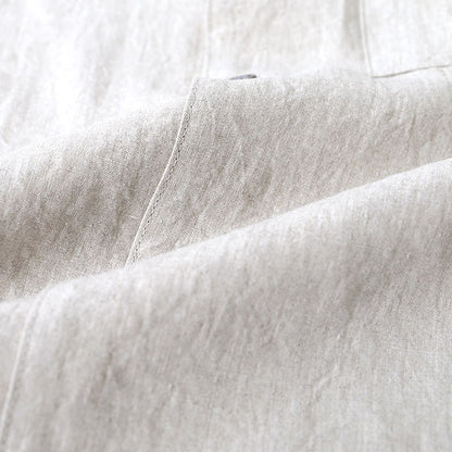 Still By Hand スティルバイハンド リラックス リネン オープンカラーシャツ SH03202 半袖シャツ ベージュ (メンズ)