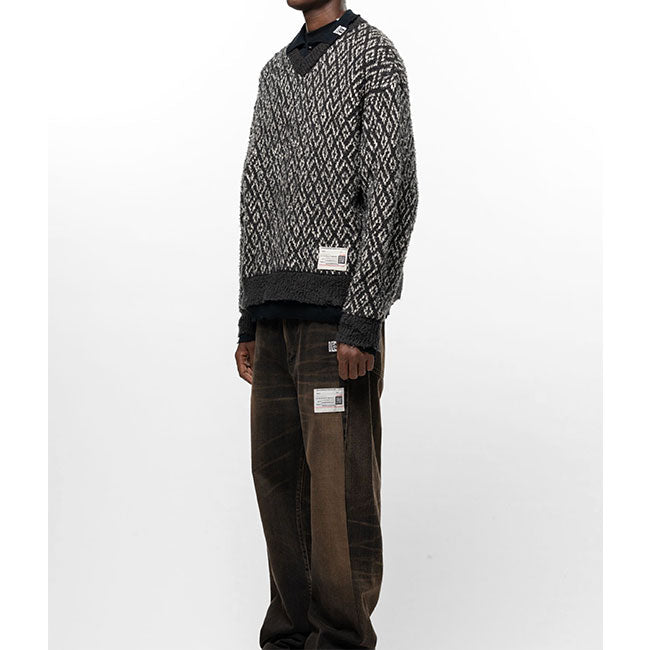 Maison MIHARA YASUHIRO Layered Knit Sweater A17SW502