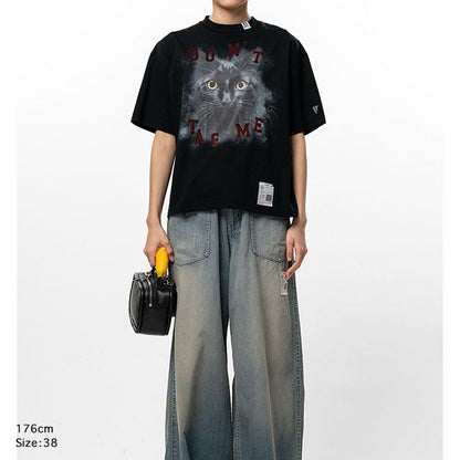Maison MIHARA YASUHIRO CAT PRINTED TEE K17TS853