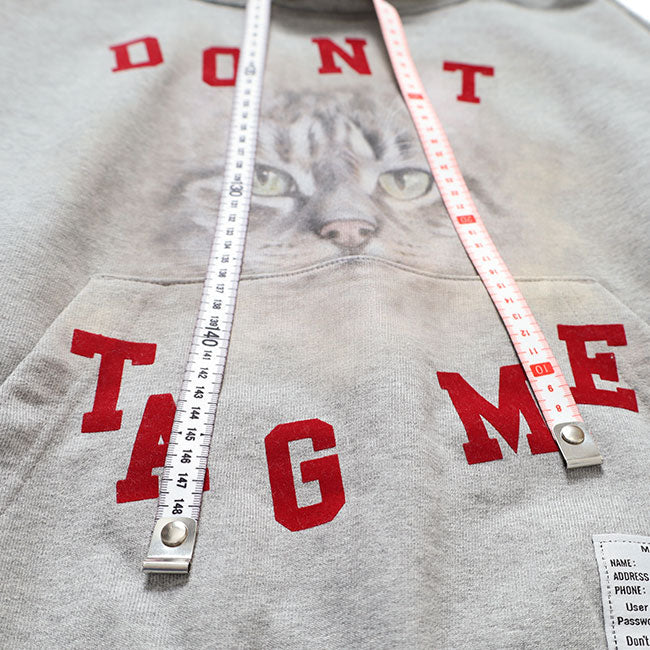 Maison MIHARA YASUHIRO CAT PRINTED HOODIE K17HD741