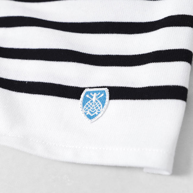 ORCIVAL オーシバル ラッセル ボーダー ルーズフィット ボートネック バスクシャツ 6819 ロンT 長袖Tシャツ(レディース)