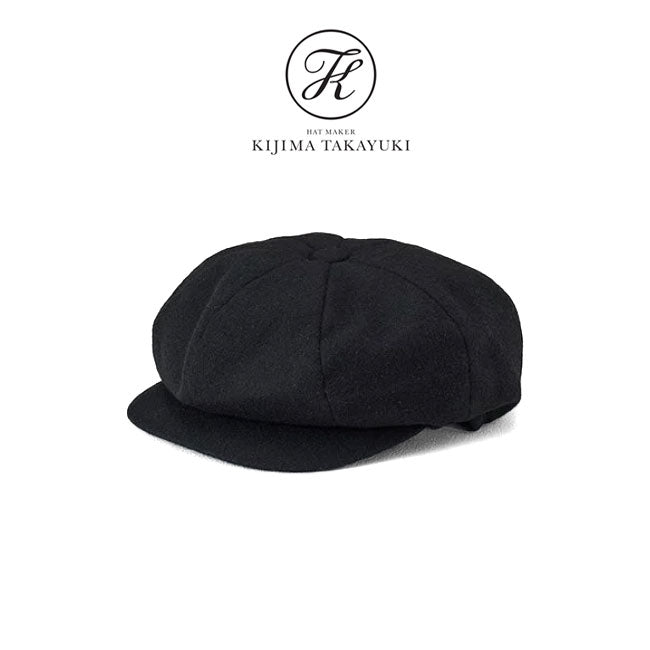 KIJIMA TAKAYUKI WOOL MELTON NEWSBOY MEYYYY219B