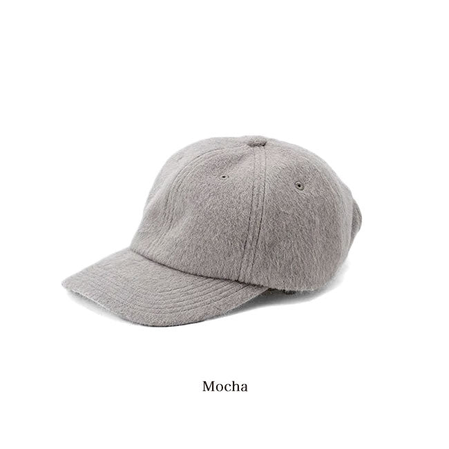 KIJIMA TAKAYUKI ANGORA WOOL SHAGGY CAP 242921