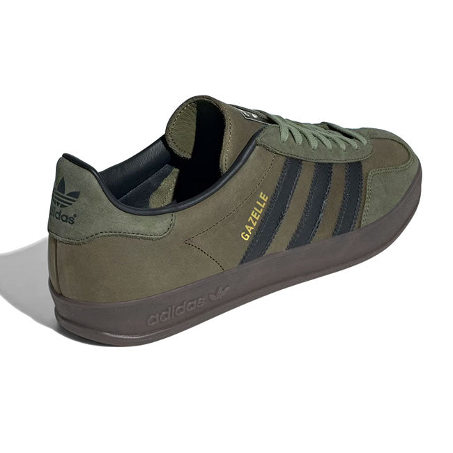 adidas アディダスオリジナルス GAZELLE INDOOR ガゼル インドア スニーカー IH4772 オリーブ シューズ ガムソール メンズ レディース