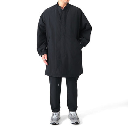 STILL BY HAND スティルバイハンド フィッシュテール ミリタリー シンサレート キルトコート CO02223 黒 ノーカラーコート メンズ