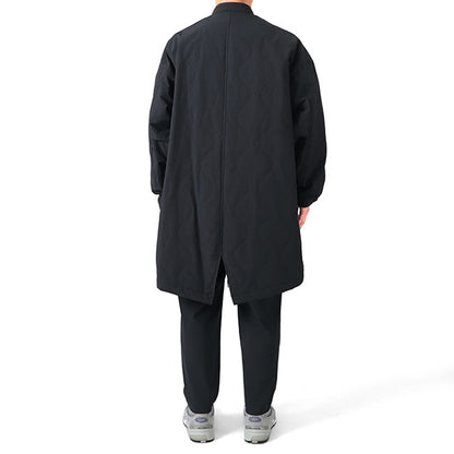 STILL BY HAND スティルバイハンド フィッシュテール ミリタリー シンサレート キルトコート CO02223 黒 ノーカラーコート メンズ