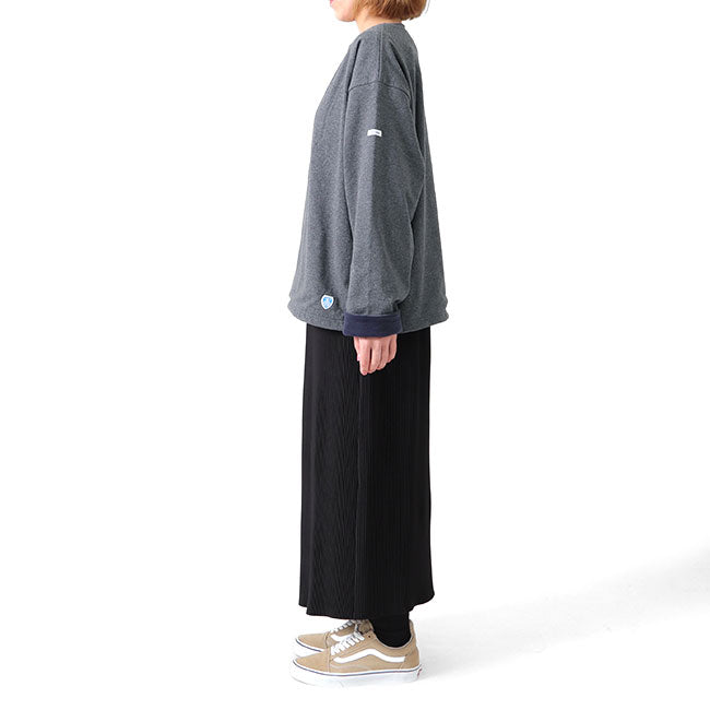 ORCIVAL オーシバル フリースライニング コットンロード ボートネック バスクシャツ OR-C0028 CMJ カットソー ロンT レディース