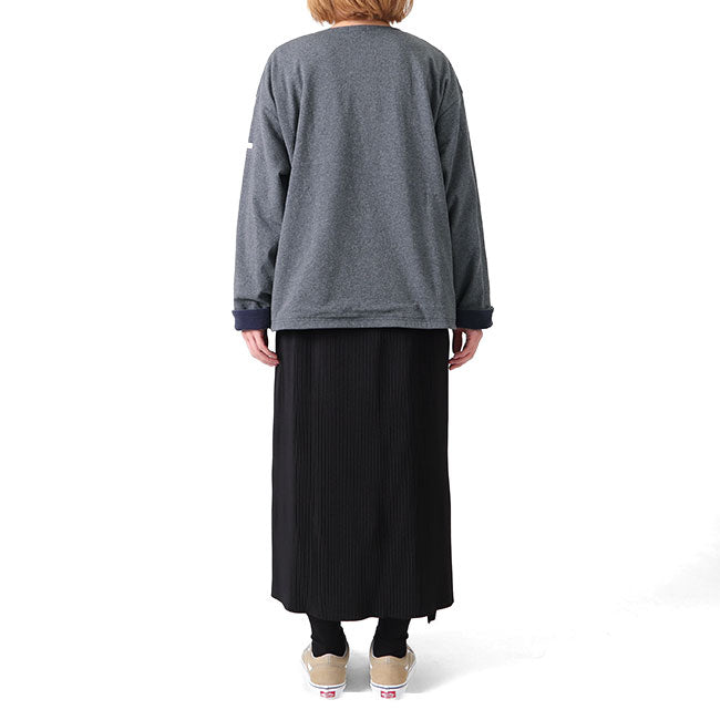 ORCIVAL オーシバル フリースライニング コットンロード ボートネック バスクシャツ OR-C0028 CMJ カットソー ロンT レディース