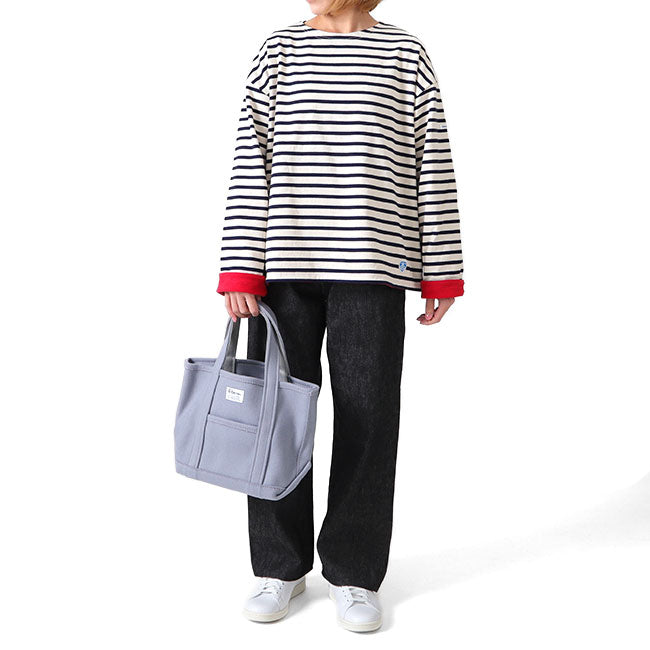 ORCIVAL オーシバル フリースライニング コットンロード ボートネック バスクシャツ OR-C0028 CMJ カットソー ロンT レディース
