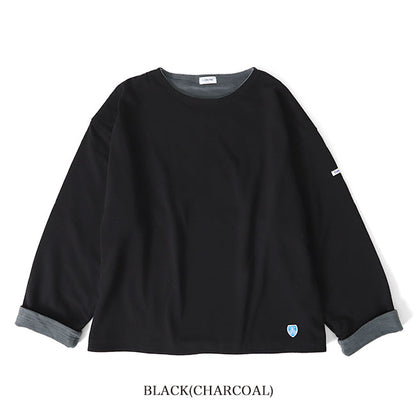 ORCIVAL オーシバル フリースライニング コットンロード ボートネック バスクシャツ OR-C0028 CMJ カットソー ロンT レディース