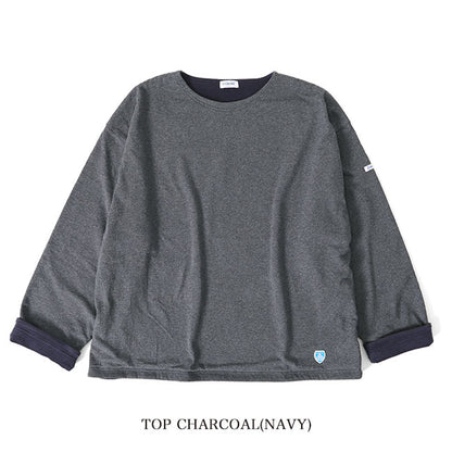 ORCIVAL オーシバル フリースライニング コットンロード ボートネック バスクシャツ OR-C0028 CMJ カットソー ロンT レディース
