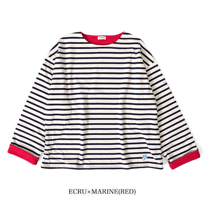 ORCIVAL オーシバル フリースライニング コットンロード ボートネック バスクシャツ OR-C0028 CMJ カットソー ロンT レディース