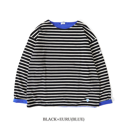 ORCIVAL オーシバル フリースライニング コットンロード ボートネック バスクシャツ OR-C0028 CMJ カットソー ロンT レディース