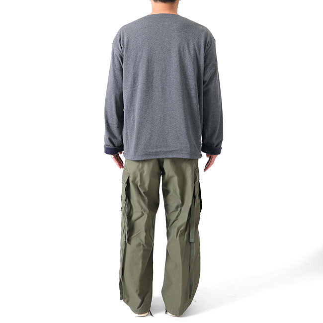 ORCIVAL オーシバル フリースライニング コットンロード ボートネック バスクシャツ OR-C0039 CMJ カットソー ロンT メンズ